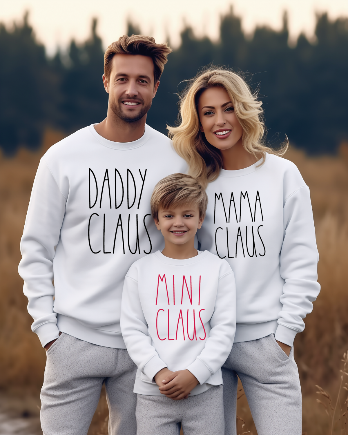 Christmas Daddy Mama Mini Claus