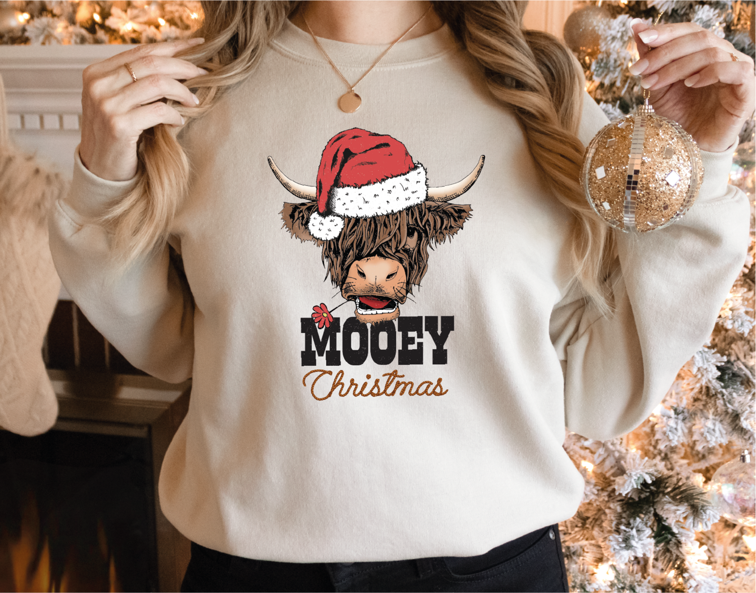 Western Mooey Christmas Sweatshirt