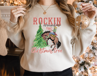 Rockin around The Christmas Tree Sweatshirt