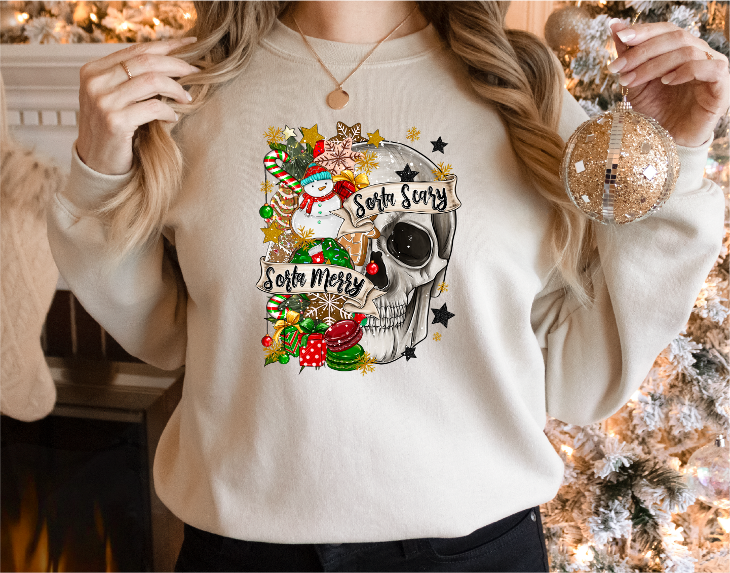 Sorta Merry Sorta Scary Christmas Sweatshirt