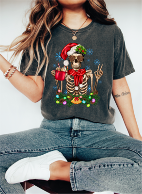 Santa Skeleton Shirt