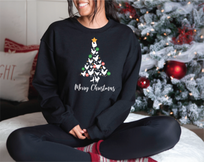 Christmas Chicken Tree Sweatshirt