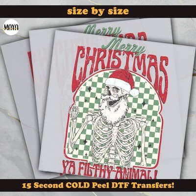 Christmas Merry Christmas Ya Filthy Animal