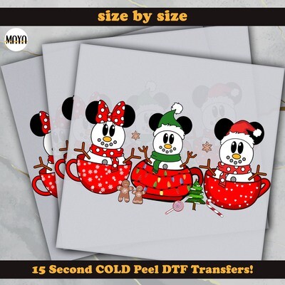 Three Christmas Snowman