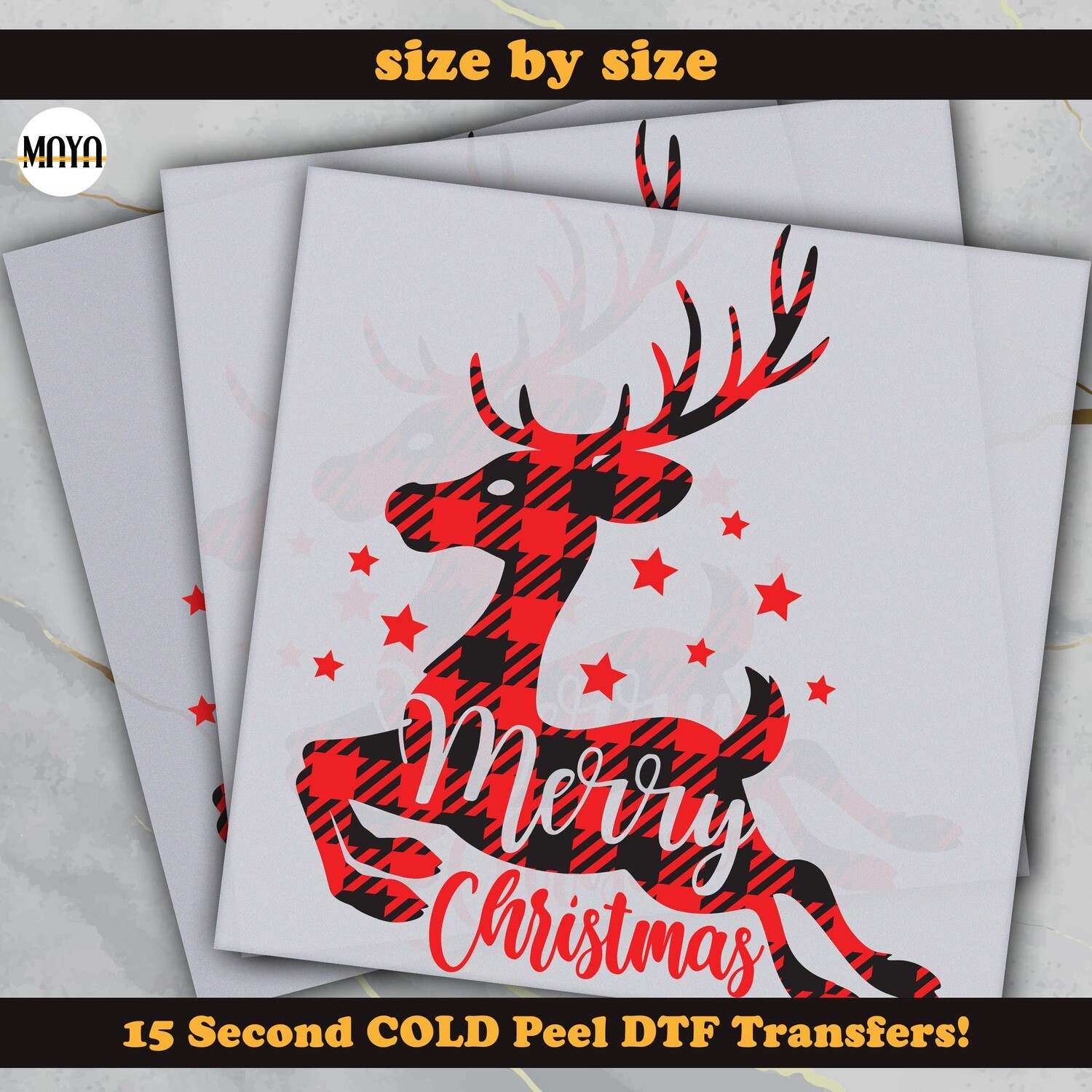 Merry Christmas Deer Design