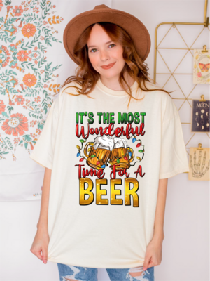 Wonderful Time For A Beer Shirt, Comfort Colors Shirt