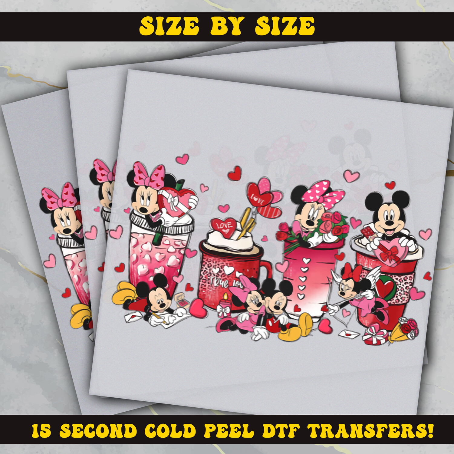 Disney Valentine Coffee Ready To Press
