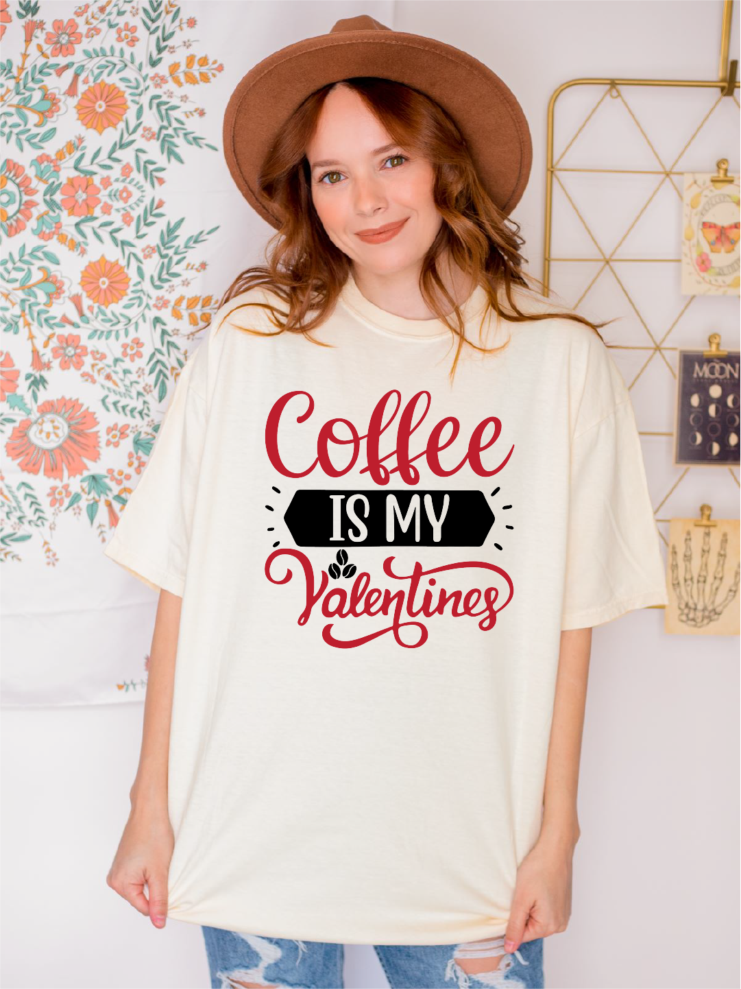 Coffee Is MyValentines, Comfort Colors Coffee Shirt