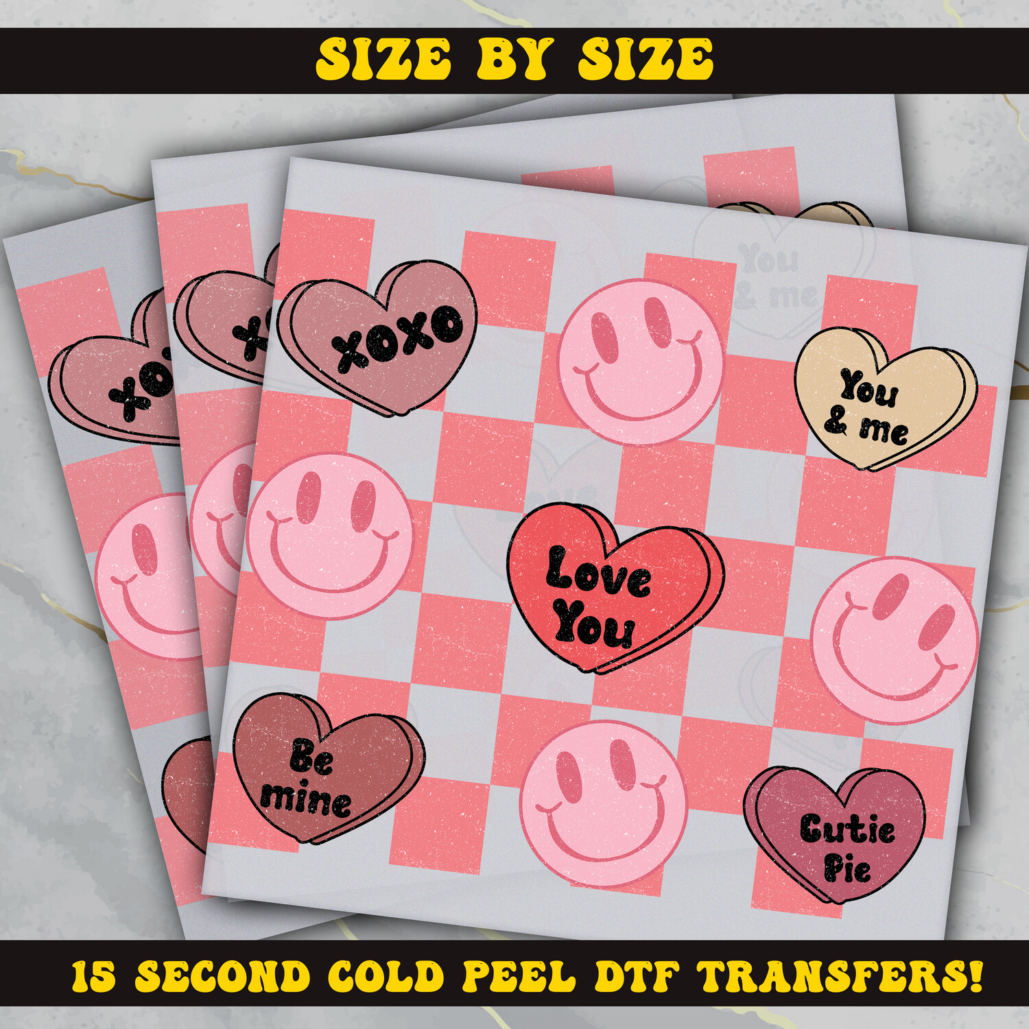 Conversation Heart  DTF Ready To Press