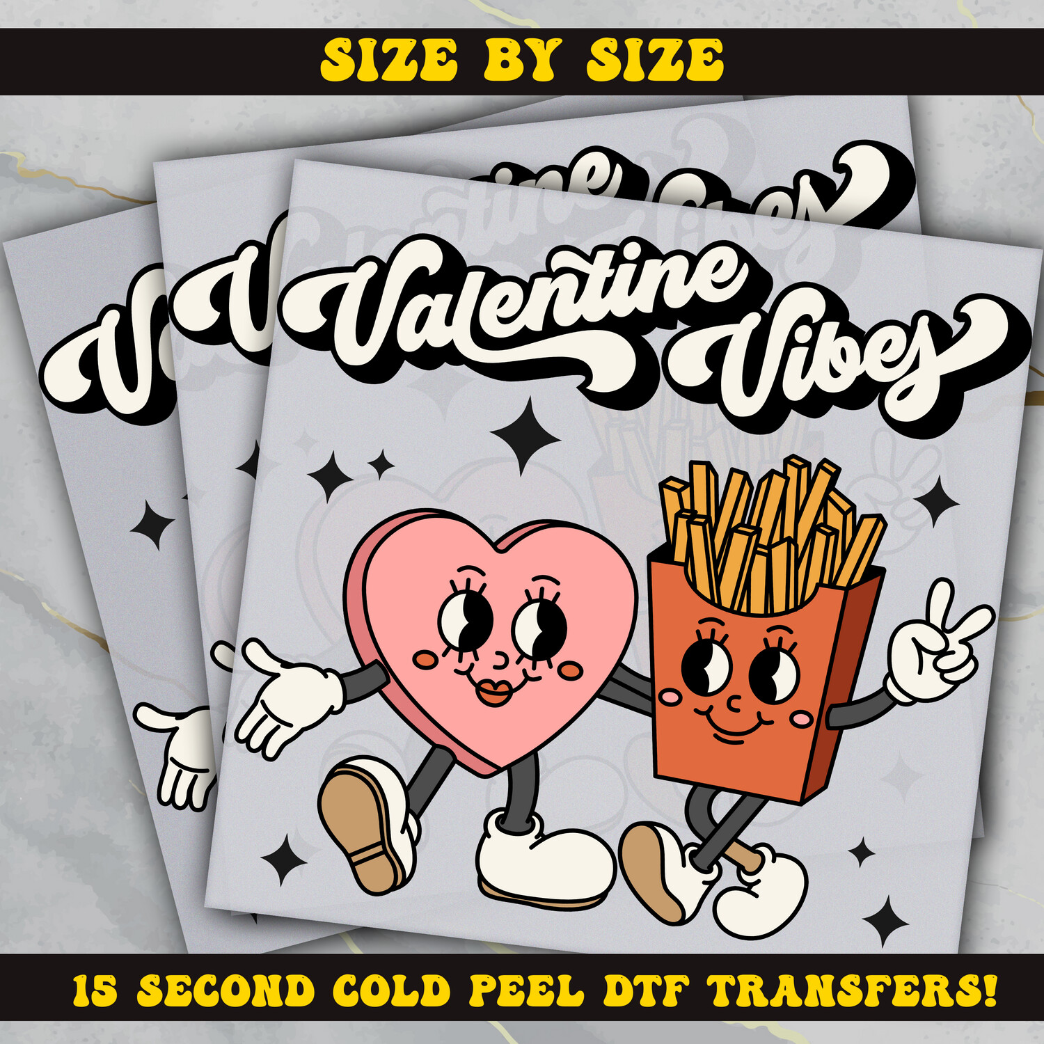 Valentine Vibes,  DTF Ready To Press