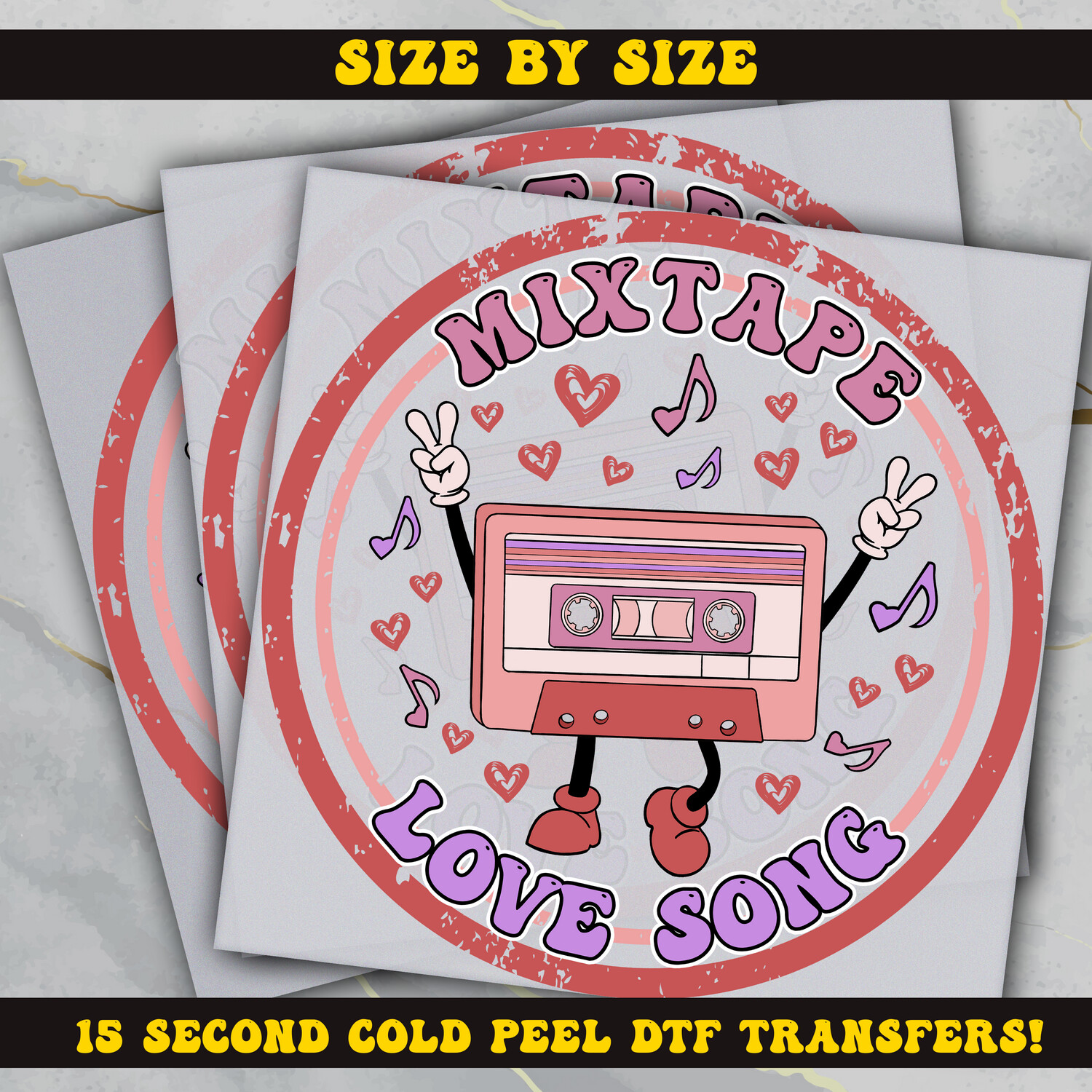 Love Song  Valentines Day,  DTF Ready To Press
