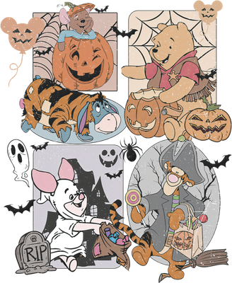Winidi Pooh Halloween Ready For Press