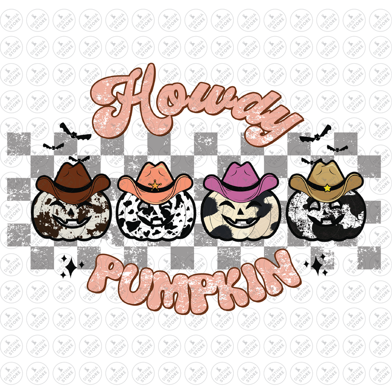 Halloween Howdy Pumpkin Ready For Press