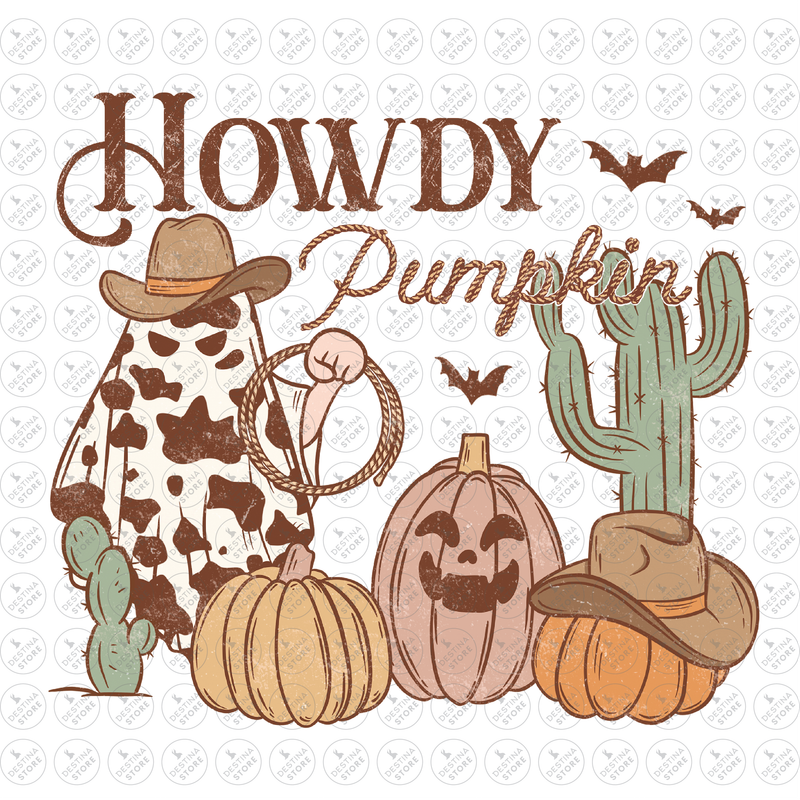 Halloween Howdy Pumpkin Ready For Press
