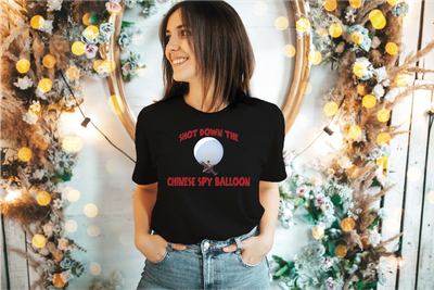 Chinese Spy Balloon Shirt, Adult Tshirt