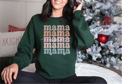 Mama Sweatshirt, Boho Mom Sweater, Mama Hoodie, Mom Crewneck, Mothers Day Gift
