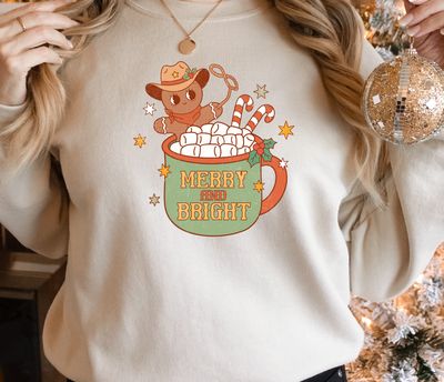 Western Merry and Bright Sweatshirt