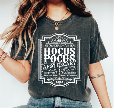 Hocus Pocus Halloween Design Tshirt