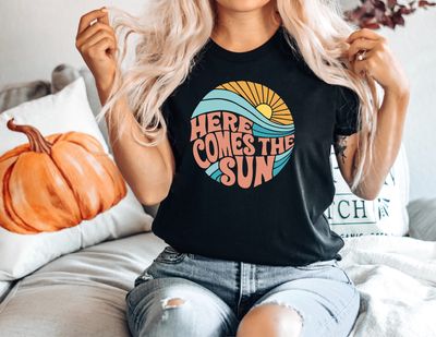 Here Comes The Sun Shirt, Unisex Crewneck Shirt