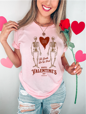Happy Valentines Day Shirt, Skeleton Shirt