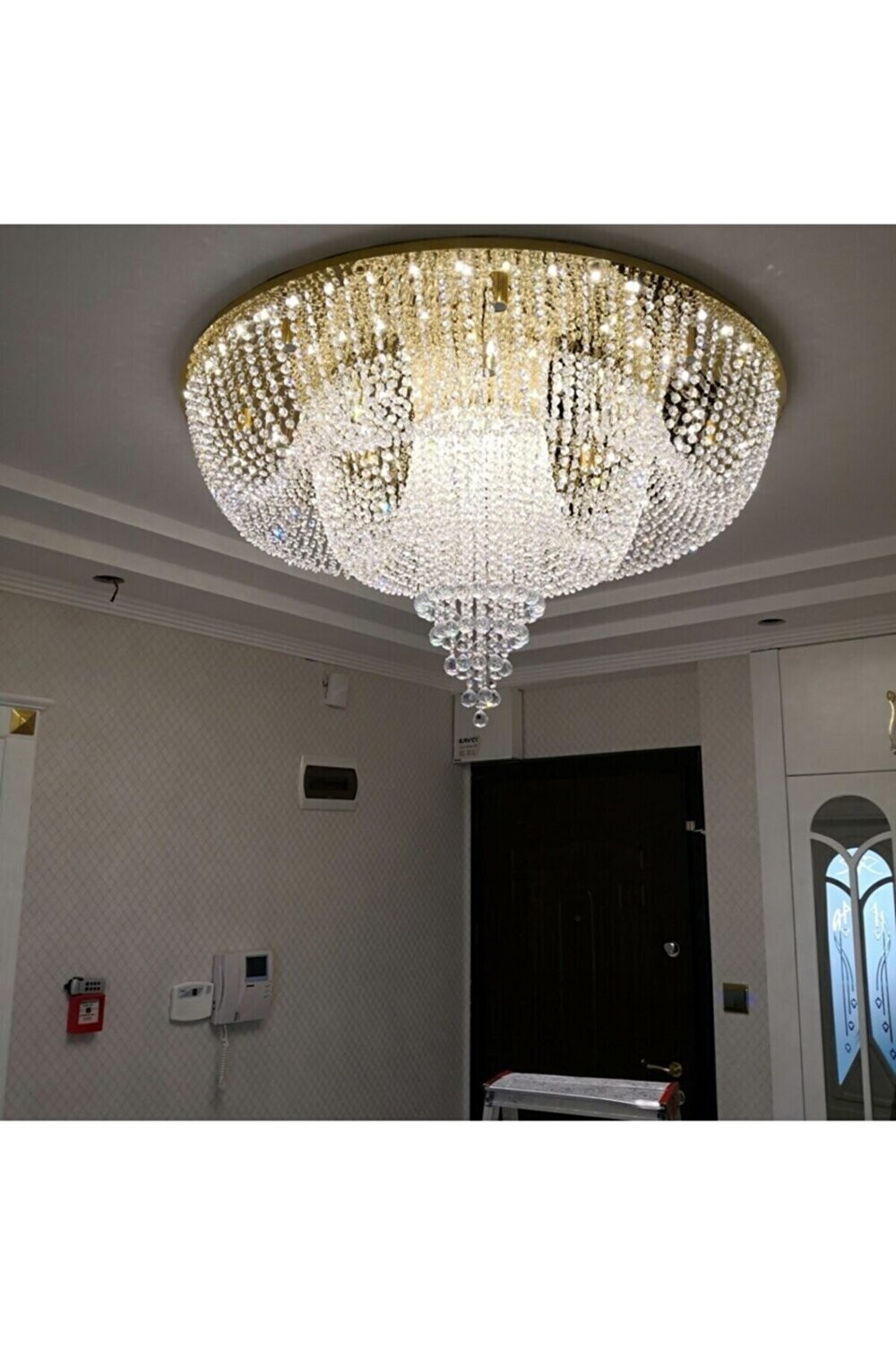 apex chandelier Gold Special Design Double Bolero Chandelier 121 cm apx252