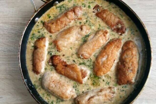 Pork KRUCHENIKI WITH MUSHROOMS