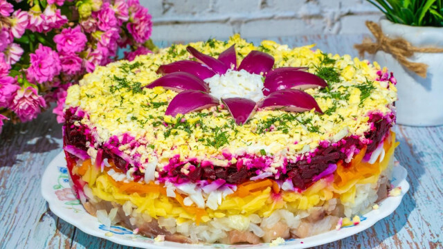 Herring Egg Salad (Shuba)