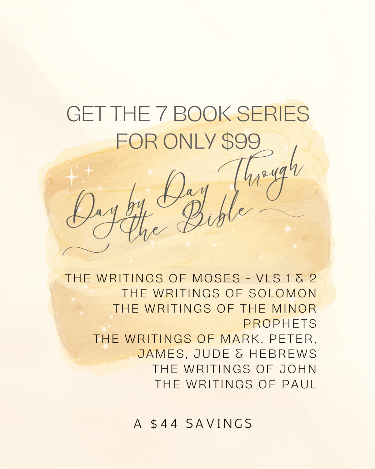 Day by Day Through the Bible - 7 Book Series