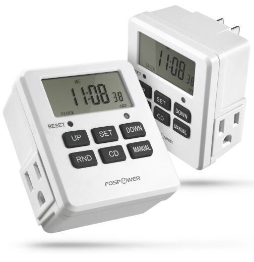 7 Day Digital Programmable Outlet Timer