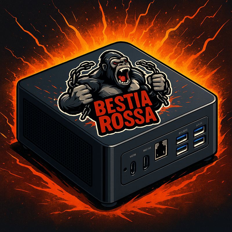 🔥Bestia Rossa (Red Beast)  Ryzen 9 7940HS, Radeon 780M 🎮 PS4, Xbox360, PS3, Switch, Wii U, DC e tutto il resto... 💾SSD 4tb!  NON DISPONBILE