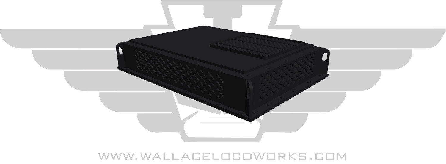 HO Rooftop AC (NS Style) Black