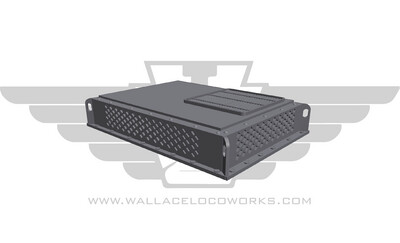 HO Rooftop AC (NS Style) Grey