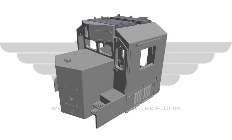 HO Norfolk Southern Admiral Cab GP38-2 w/ PTC