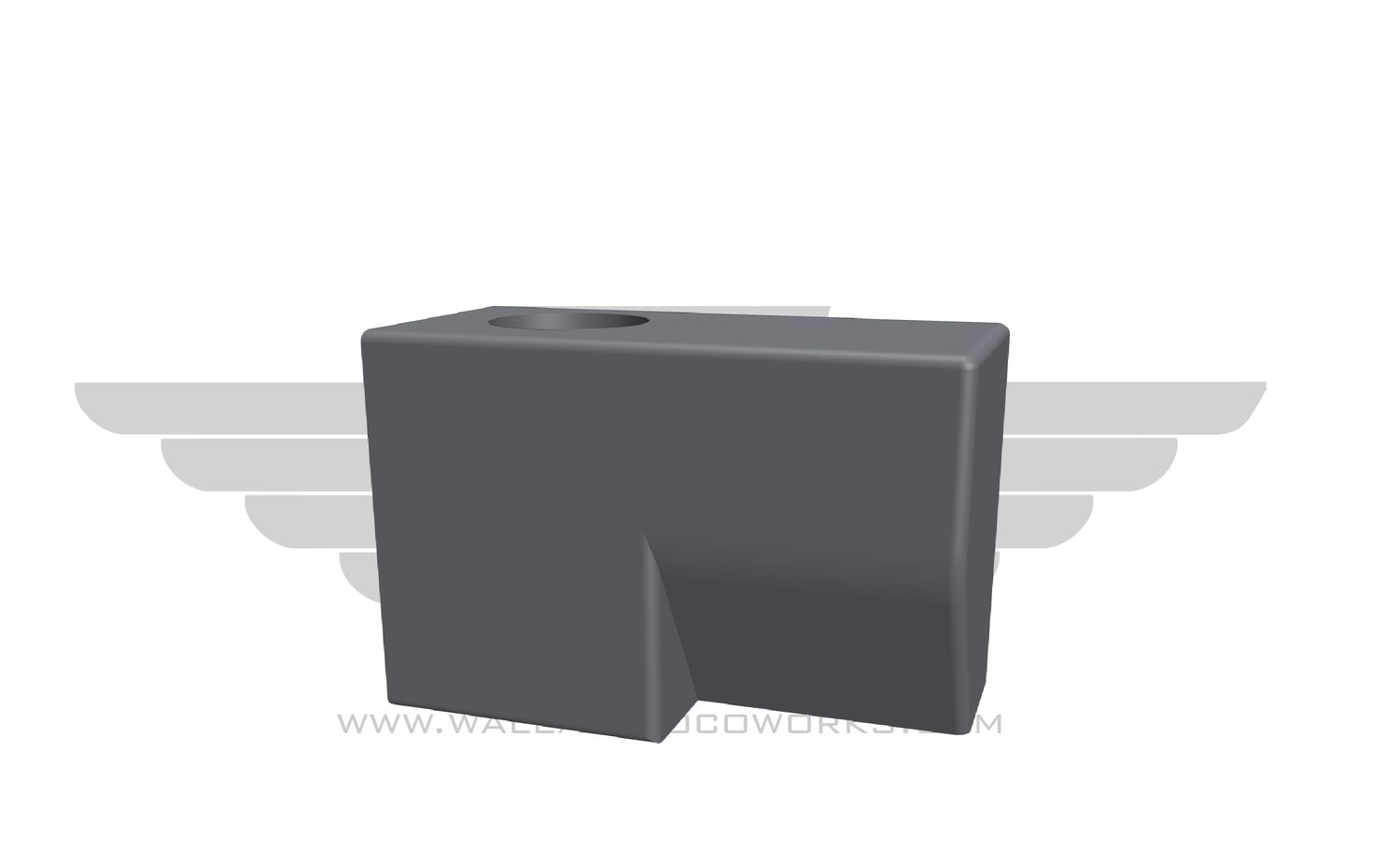HO: Norfolk Southern Anticlimber Style 3 &quot; Half Style &quot;