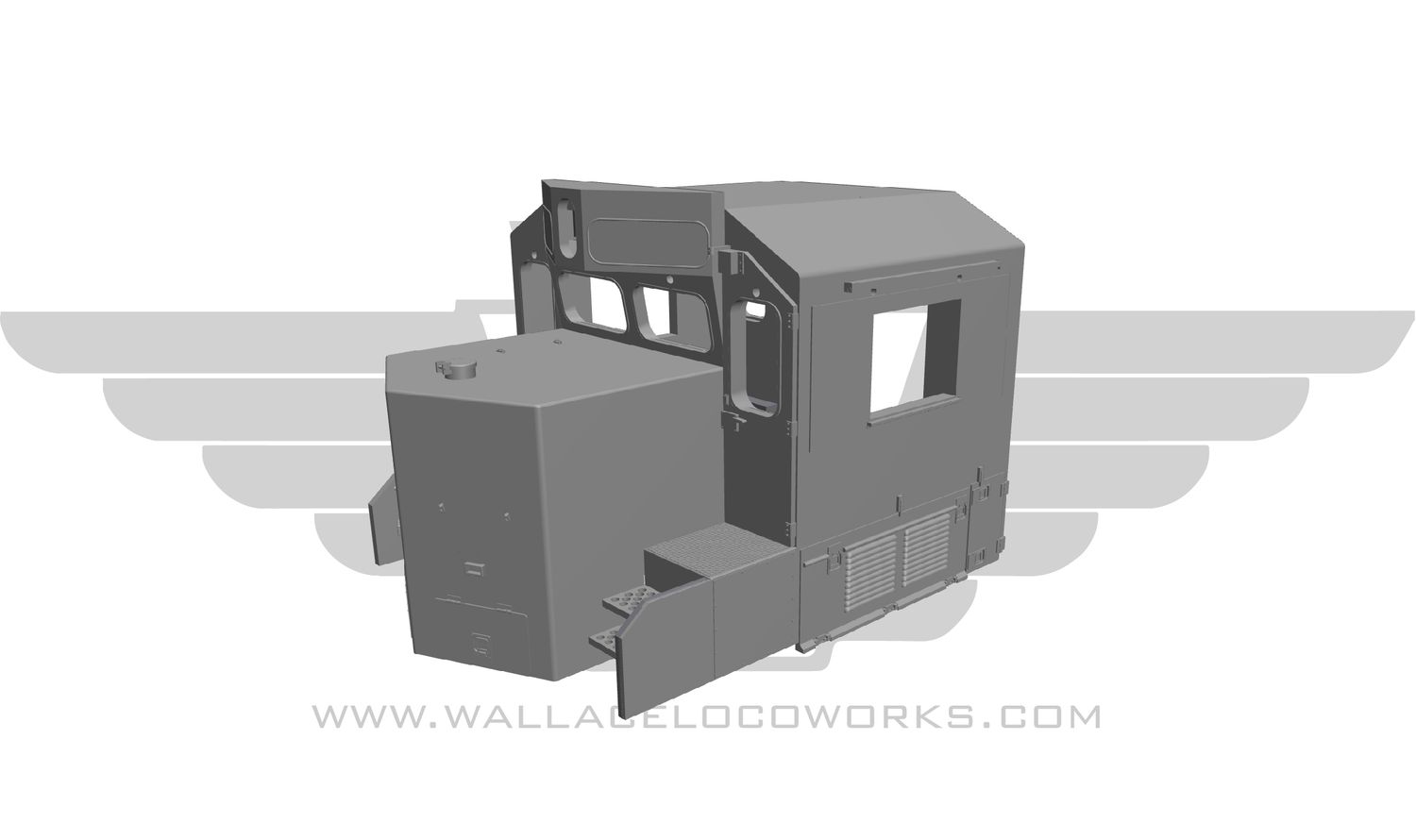 HO Norfolk Southern Admiral Cab GP38-2 without PTC