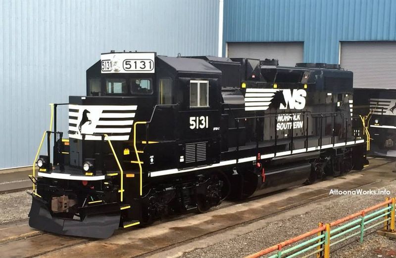 HO Norfolk Southern Admiral Cab GP38-2 without PTC