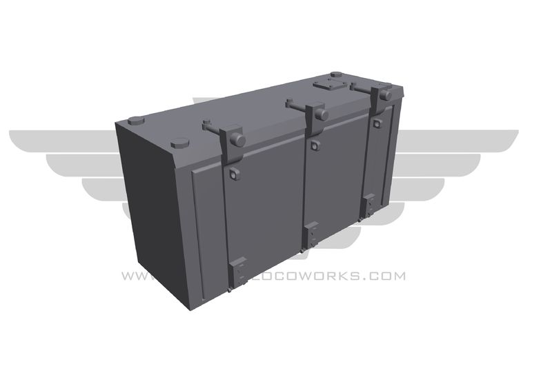 HO: Conrail Cab Signal 3 Strap