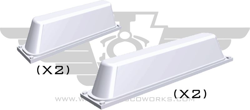 HO: PTC Tracks Style 1 Short / Long WHITE