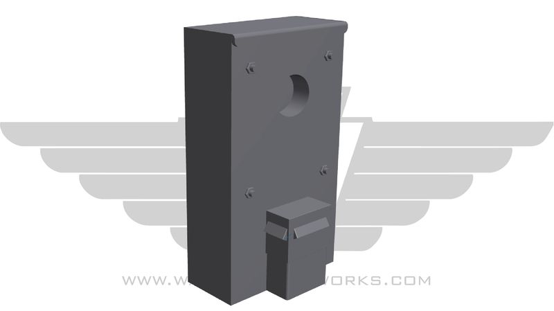 HO: Rear Handbrake Mount Style 1 Early