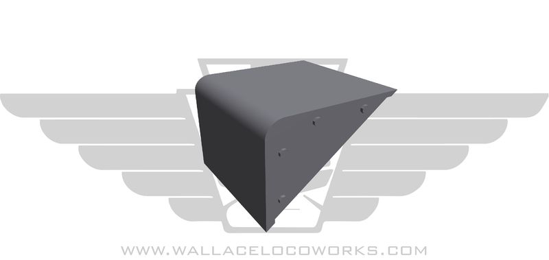 HO:EMD B&amp;O Strobe Mount Style 2 *CSX BLANKED*