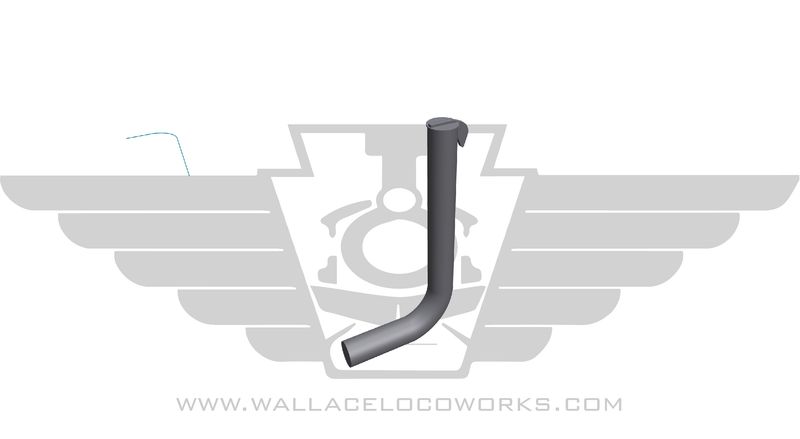 thumbnail image 2 of Hi-Tech Details HO Scale GE Exhaust Stack – Dash-7 Thru Dash-8 (Part 6001) – Unpainted 2 of 6