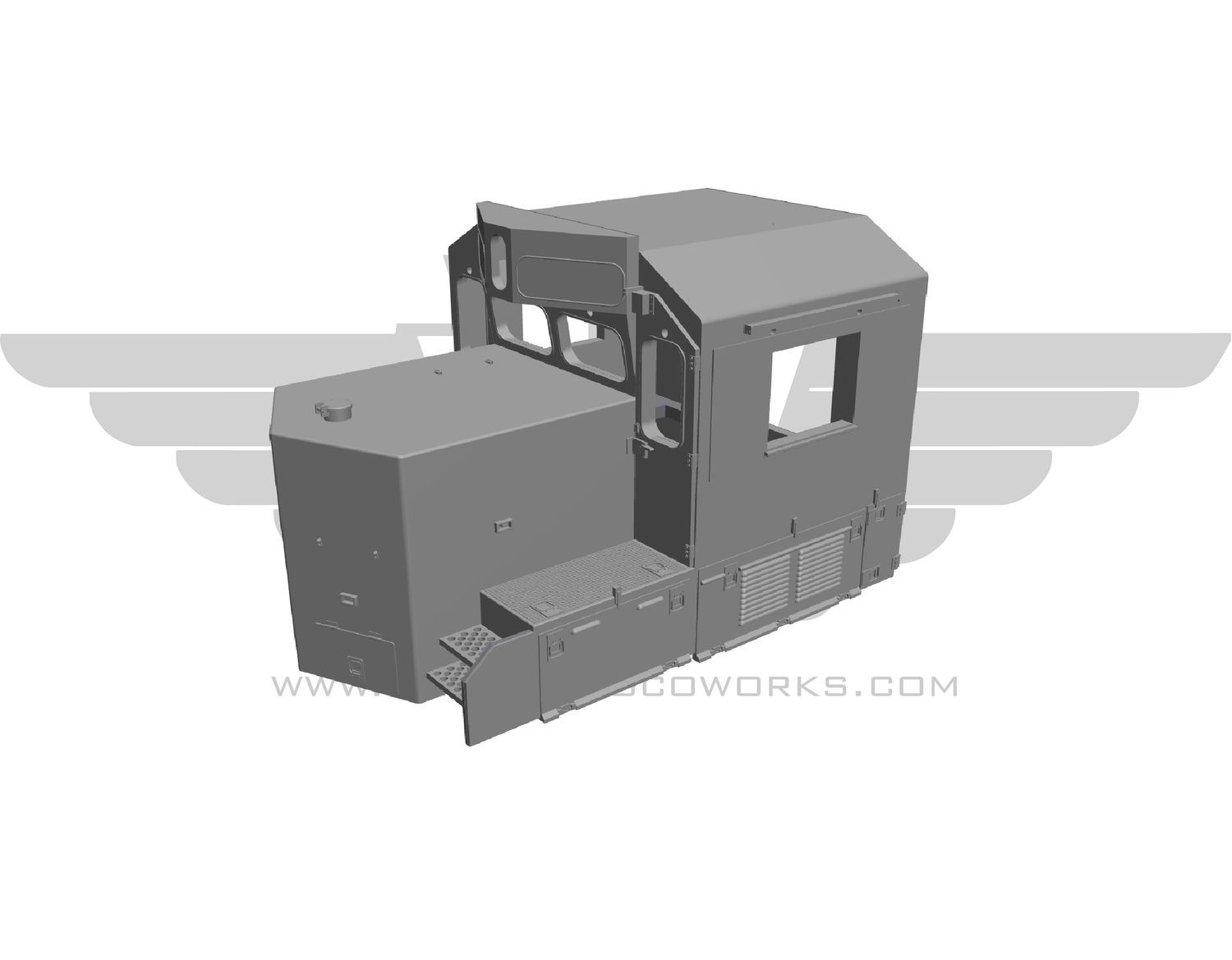 HO NS SD40-2 CAB W/O PTC