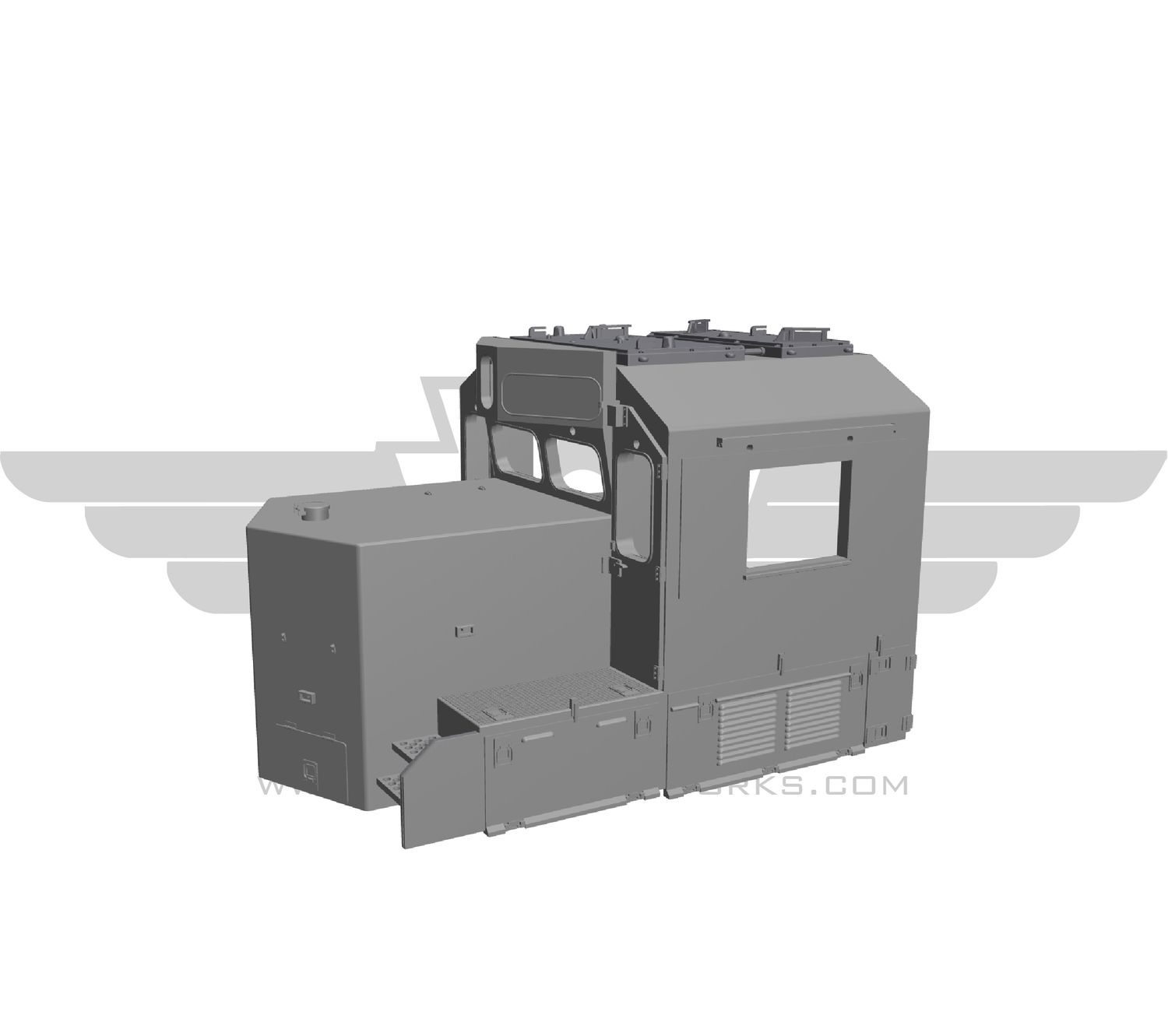 HO NS SD40-2 CAB With PTC