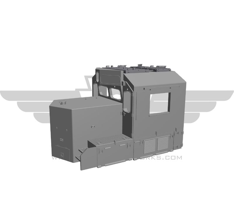HO NS SD40-2 CAB With PTC