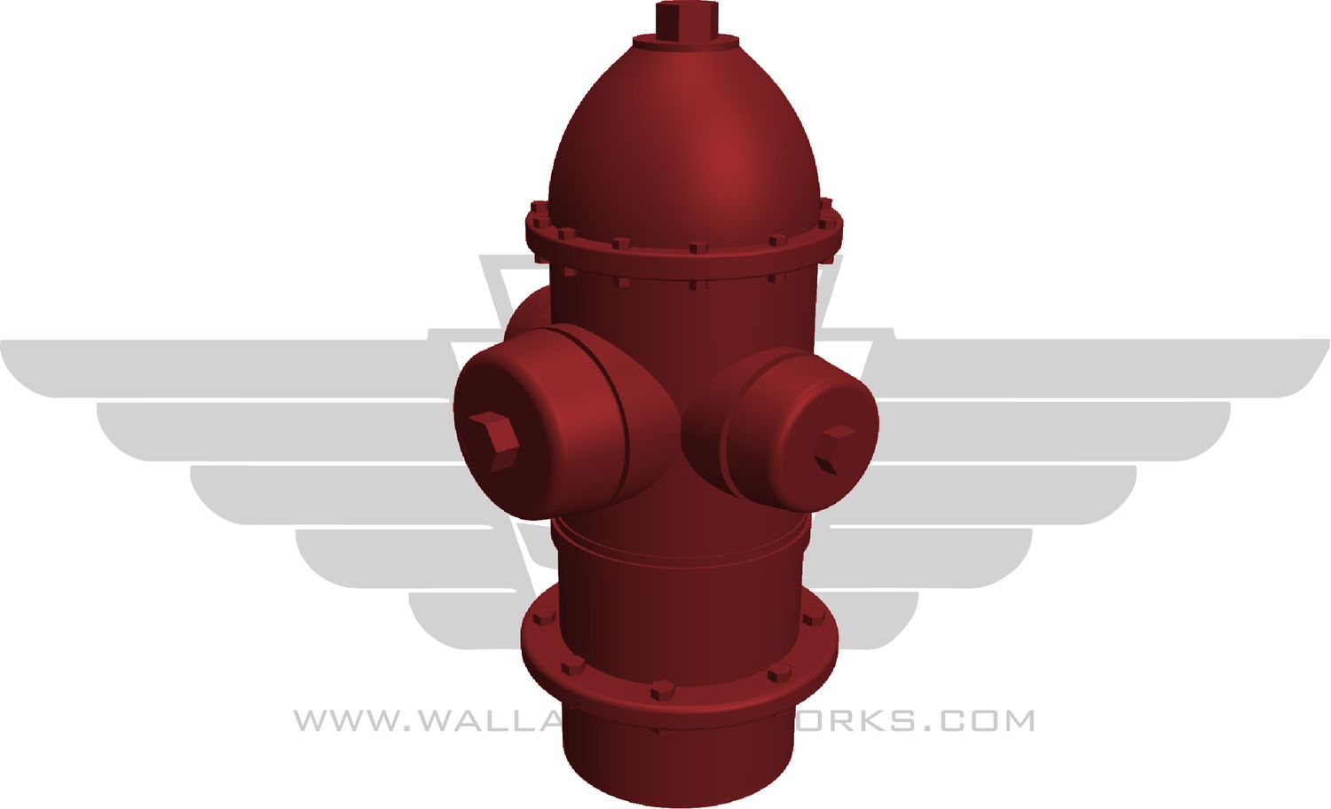 HO: American Fire Hydrant ( MULTIPLE COLORS )