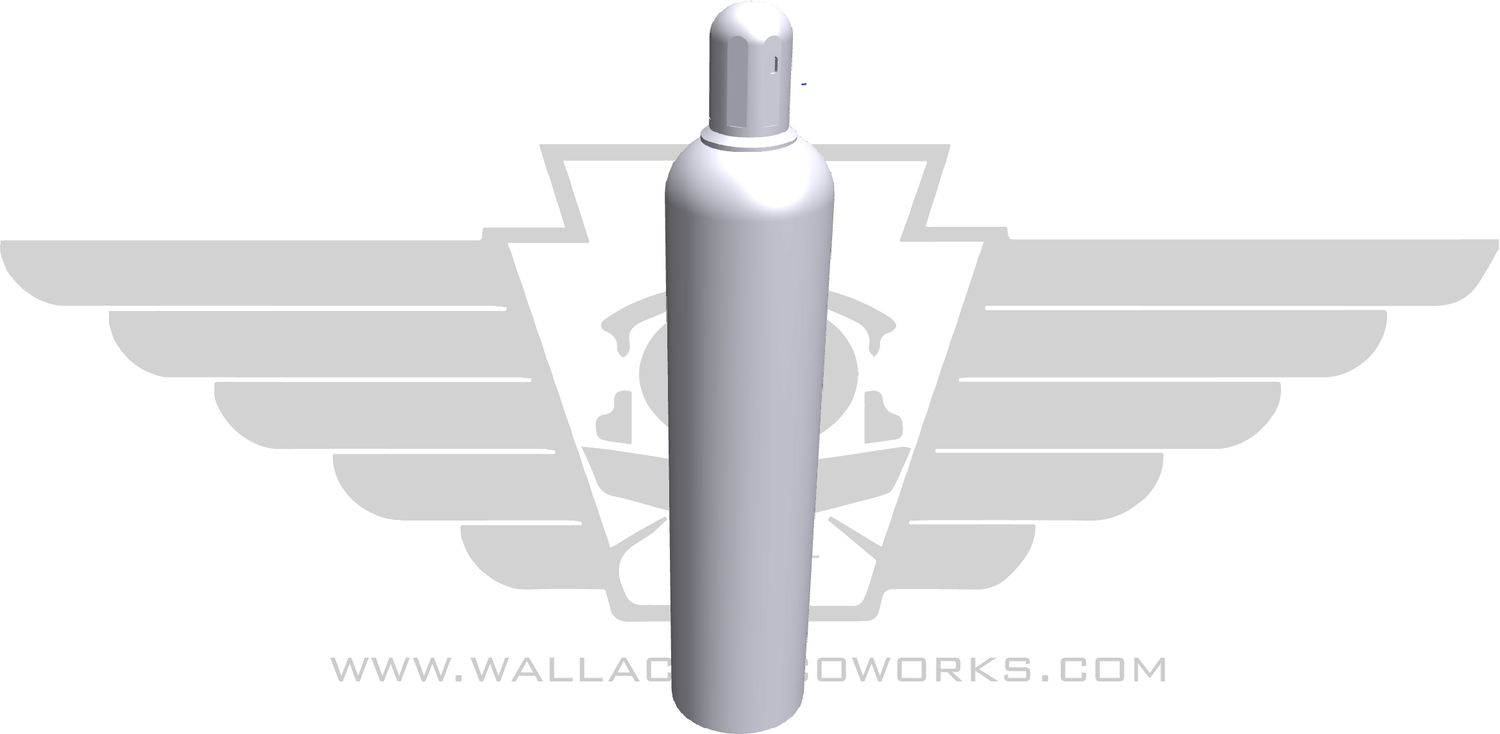 HO: Compressed Oxygen Cylinders Primed White