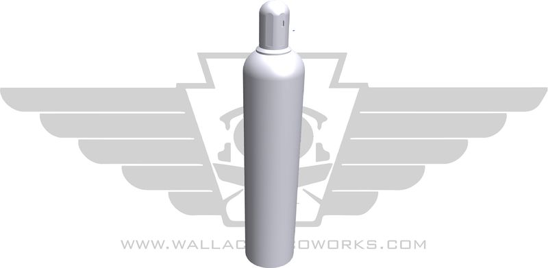 HO: Compressed Oxygen Cylinders Primed White