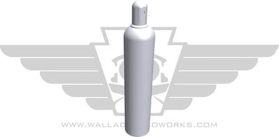 HO: Compressed Oxygen Cylinders Primed White
