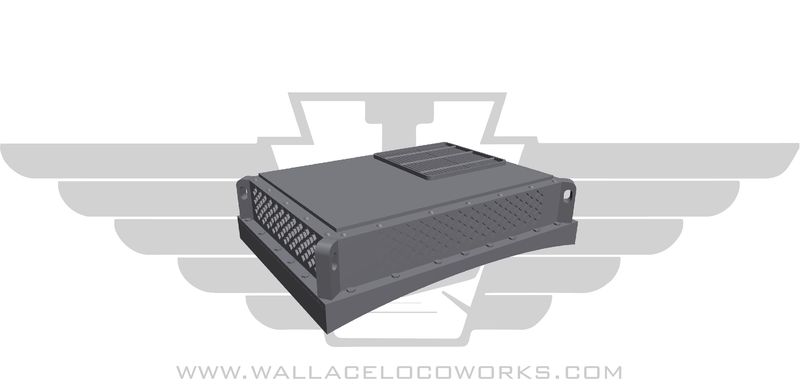 HO: NS Style AC with Curved Roof Base