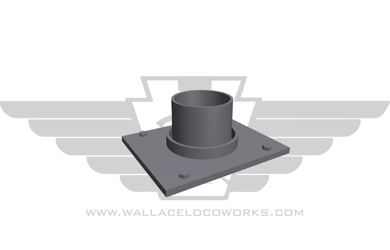 HO: Dash-2 Exhaust Stack Circular Extended Stack